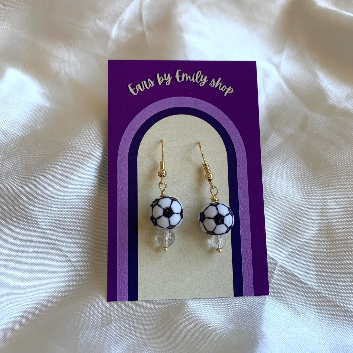 Football sports earrings