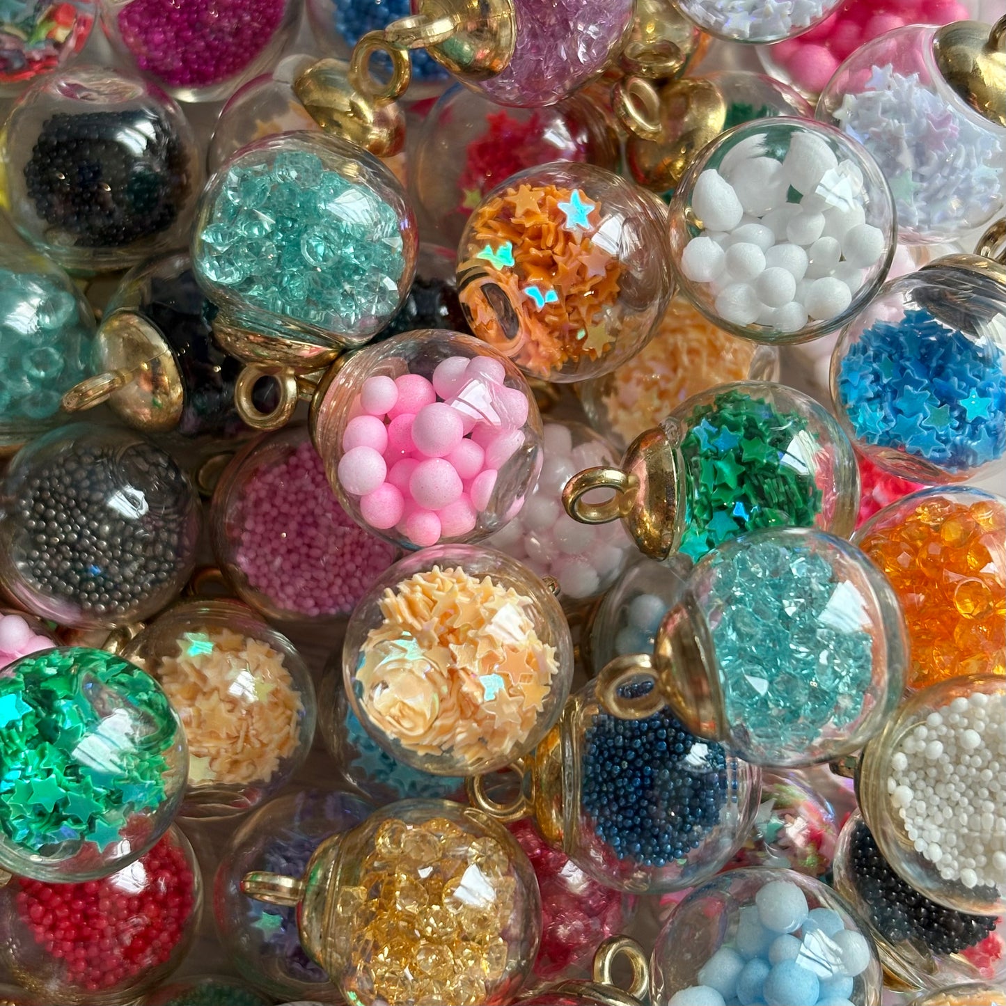 Mystery Christmas bauble dangle earrings