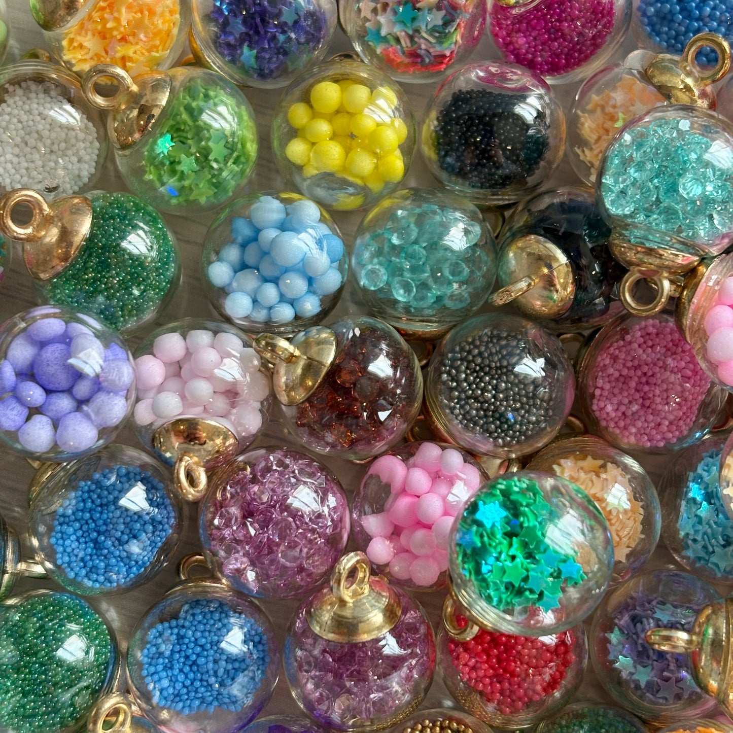 Mystery Christmas bauble dangle earrings